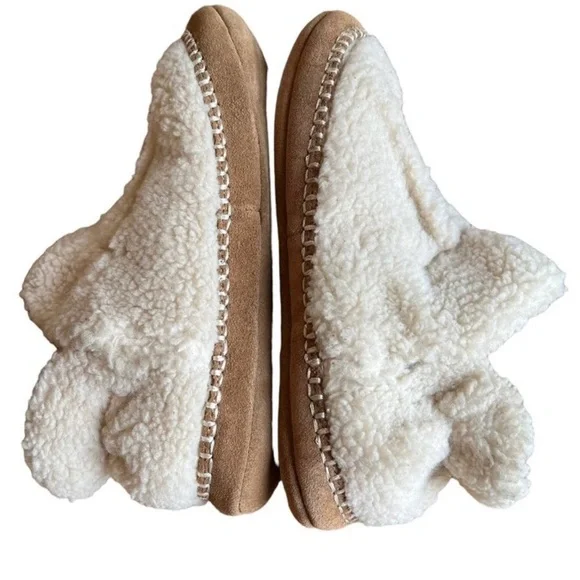 NEW L.L. Bean Sherpa Slippers Booties - Picture 7 of 8